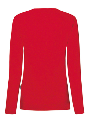 Damen Performance Longsleeve Rot